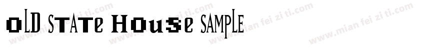 Old State House SAMPLE字体转换
